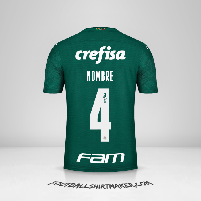 Camiseta Palmeiras Libertadores 2020 -  nombre - 4