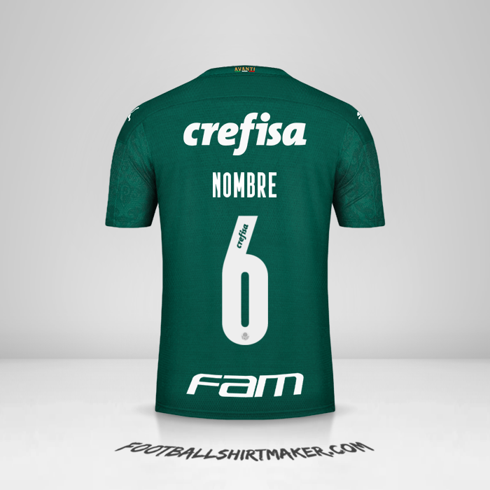 Jersey Palmeiras Libertadores 2020 -  nombre - 6