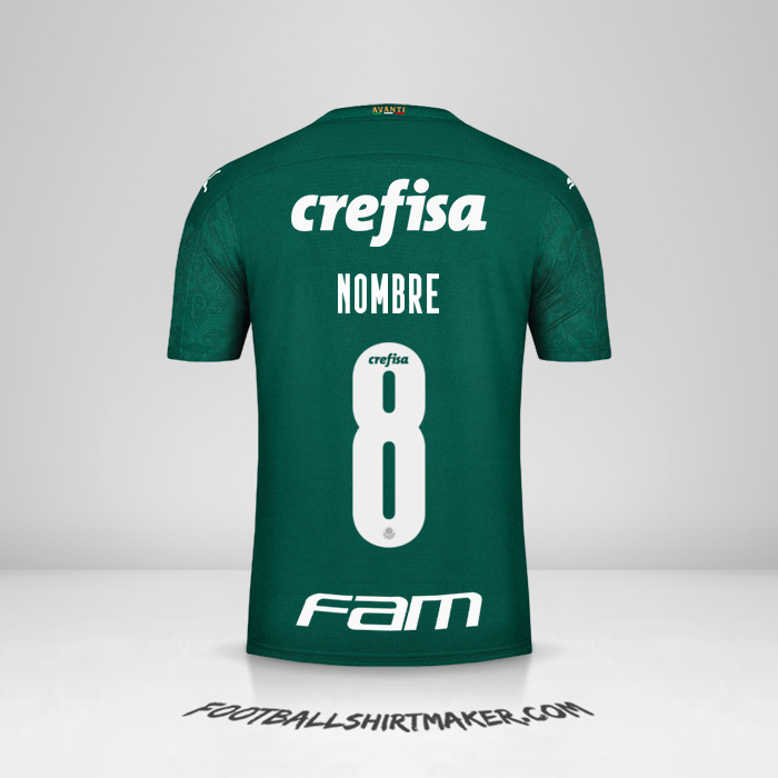 Camiseta Palmeiras Libertadores 2020 -  nombre - 8