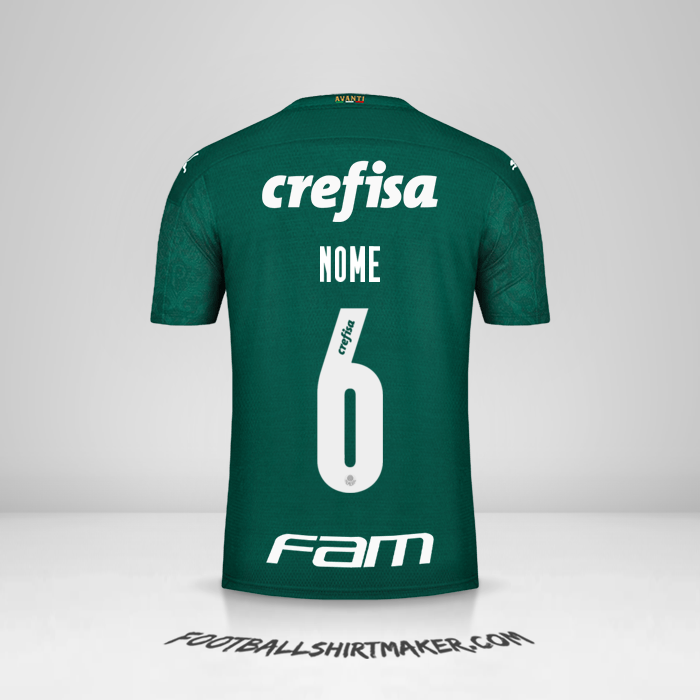 Camisa Palmeiras Libertadores 2020 -  nome - 6