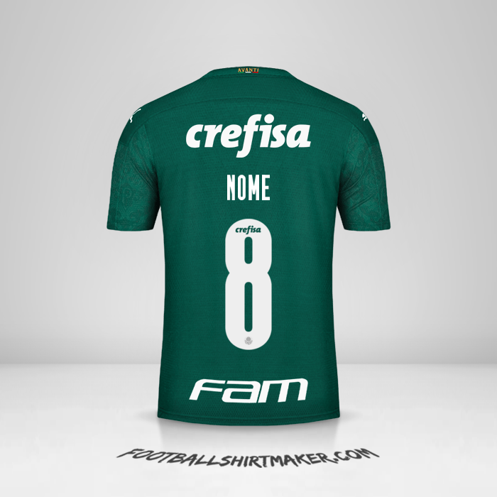 Camisola Palmeiras Libertadores 2020 -  nome - 8