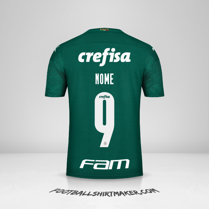 Camisa Palmeiras Libertadores 2020 -  nome - 9