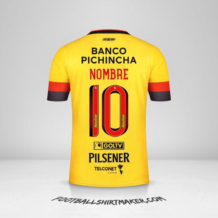 Camiseta Barcelona SC 2020 -  nombre - 10