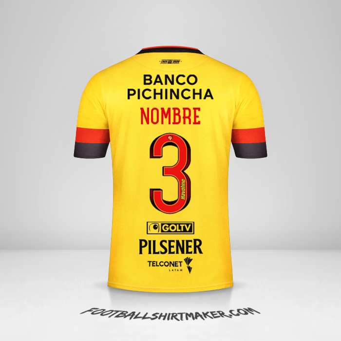 Jersey Barcelona SC 2020 -  nombre - 3