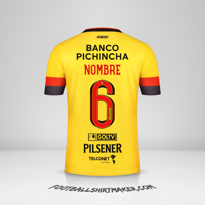 Jersey Barcelona SC 2020 -  nombre - 6