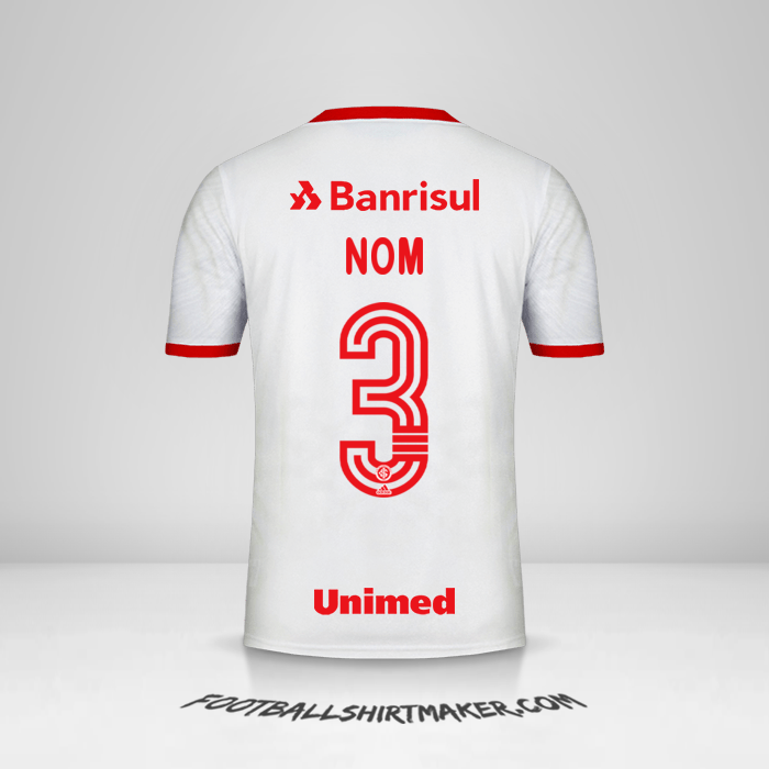 Maillot Internacional 2020 Extérieur -  nom - 3