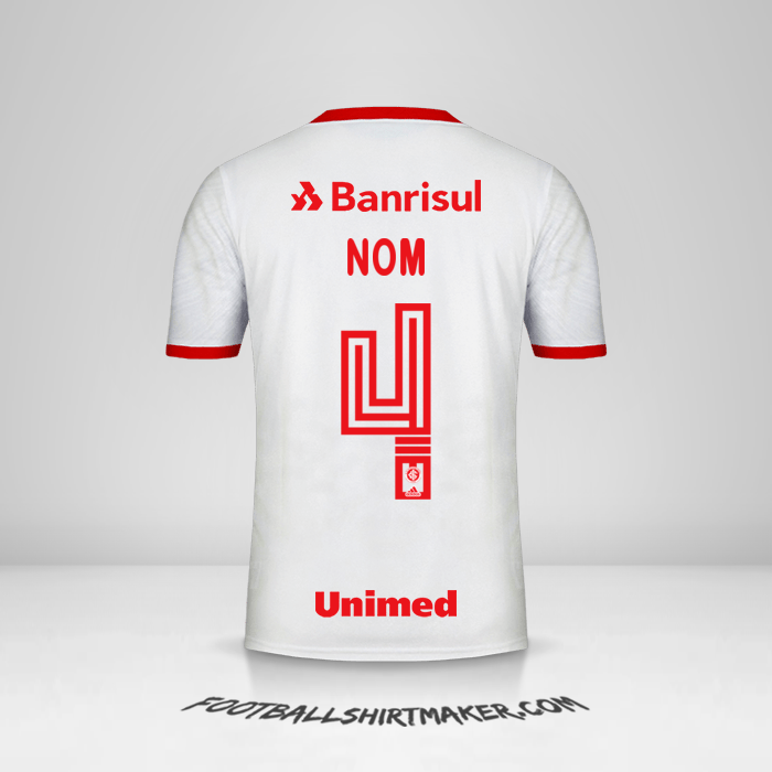 Maillot Internacional 2020 Extérieur -  nom - 4