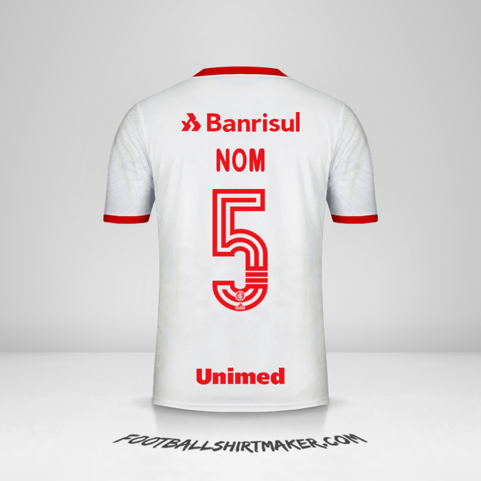 Maillot Internacional 2020 Extérieur -  nom - 5