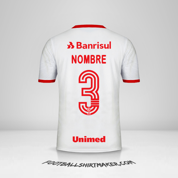 Jersey Internacional 2020 Visita -  nombre - 3