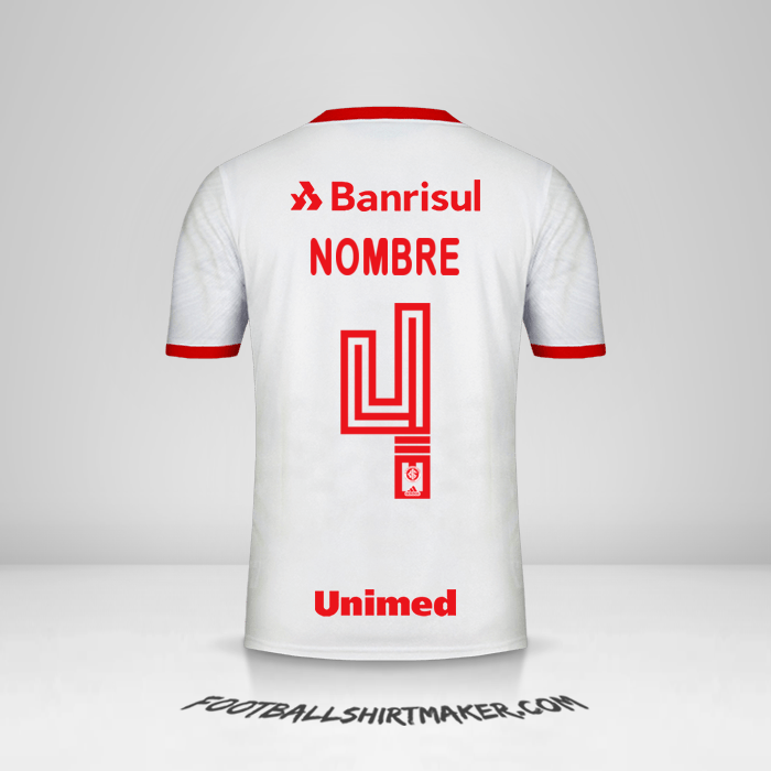 Jersey Internacional 2020 Visita -  nombre - 4