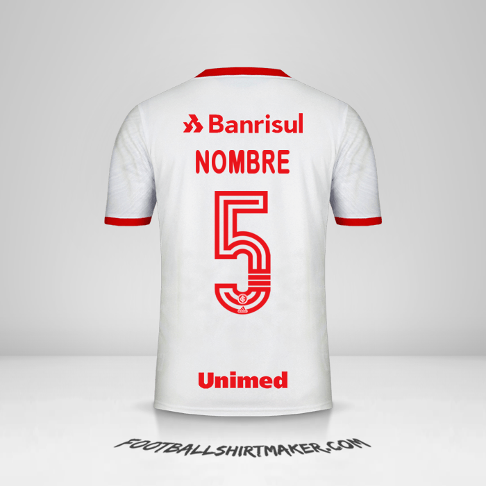 Jersey Internacional 2020 Visita -  nombre - 5