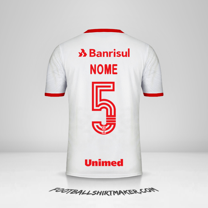 Maglia Internacional 2020 Seconda -  nome - 5