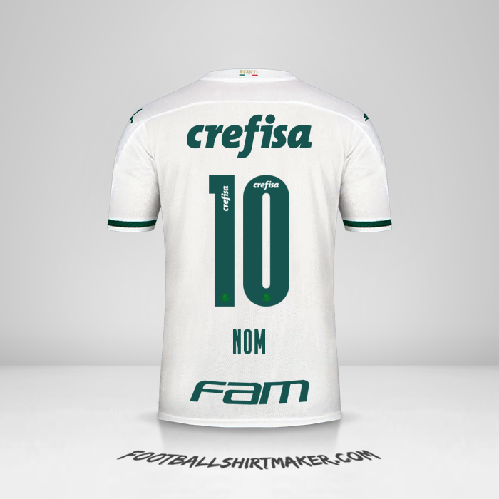 Maillot Palmeiras 2020 Extérieur -  nom - 10