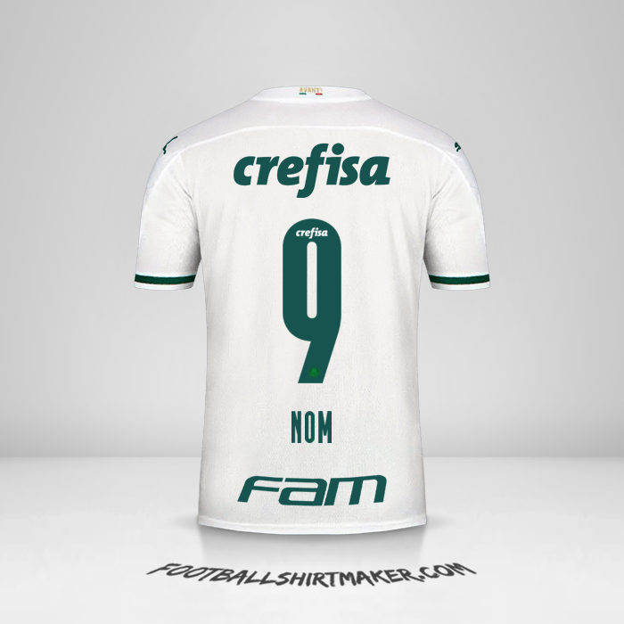 Maillot Palmeiras 2020 Extérieur -  nom - 9