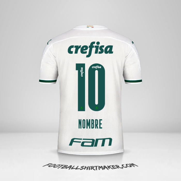 Jersey Palmeiras 2020 Visita -  nombre - 10