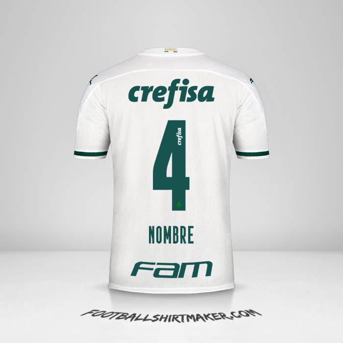 Camiseta Palmeiras 2020 Visita -  nombre - 4