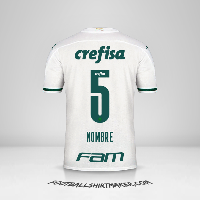 Camiseta Palmeiras 2020 Visita -  nombre - 5