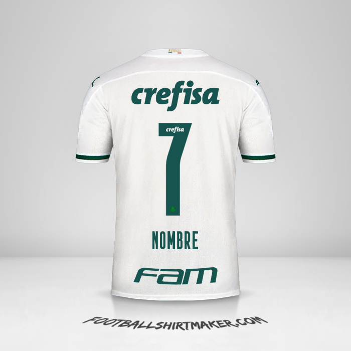 Jersey Palmeiras 2020 Visita -  nombre - 7