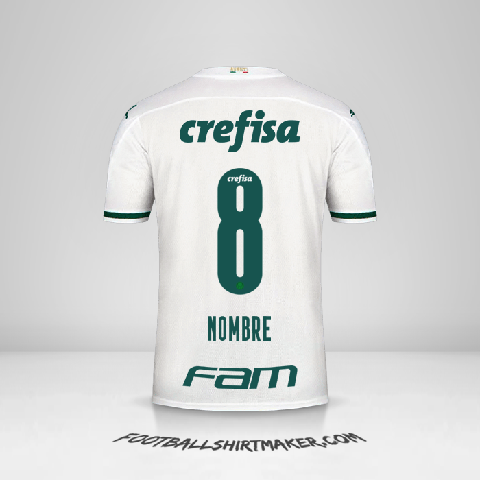 Jersey Palmeiras 2020 Visita -  nombre - 8