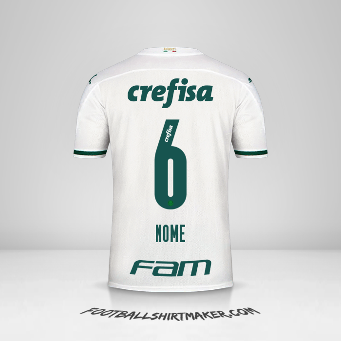 Camisola Palmeiras 2020 Alternativa -  nome - 6
