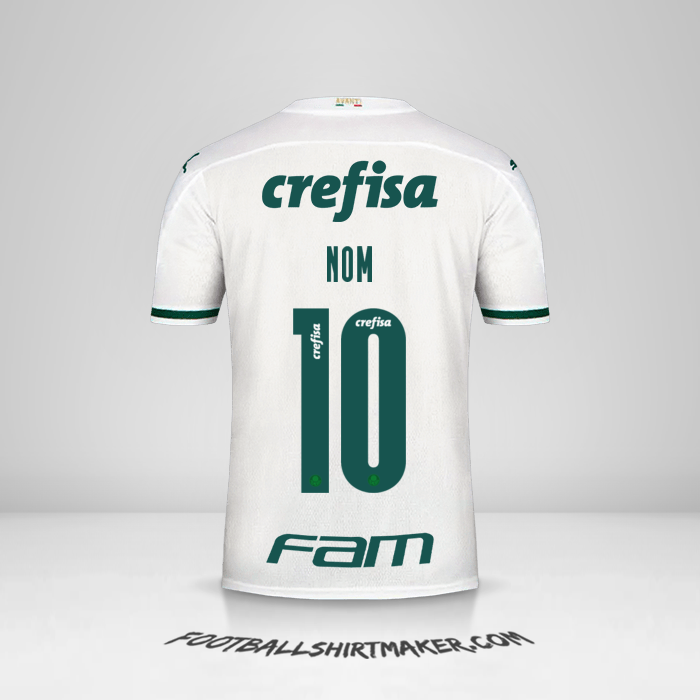 Maillot Palmeiras Libertadores 2020 Extérieur -  nom - 10
