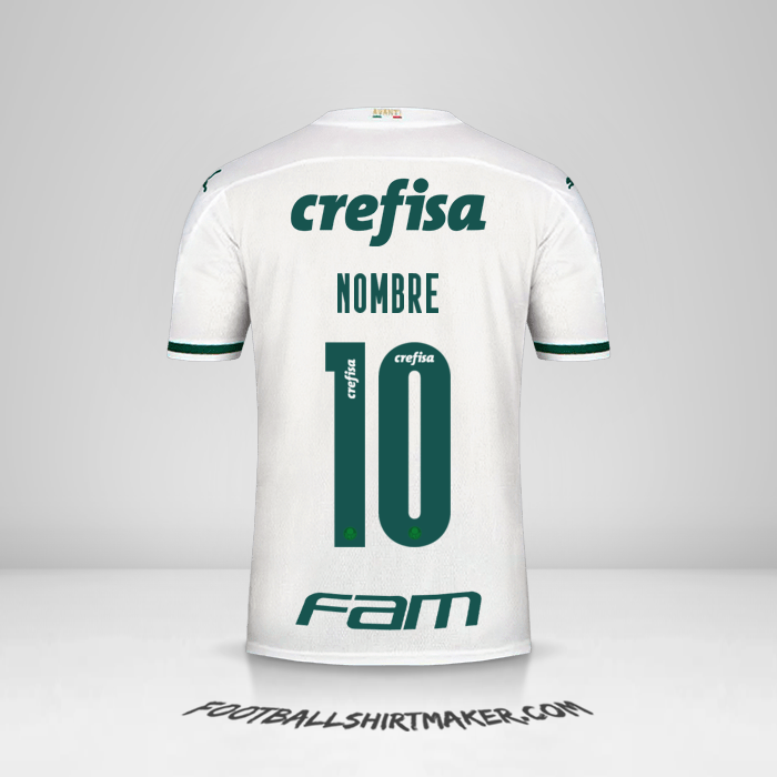 Jersey Palmeiras Libertadores 2020 Visita -  nombre - 10