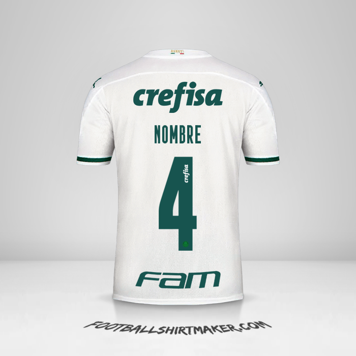 Jersey Palmeiras Libertadores 2020 Visita -  nombre - 4