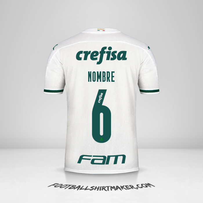 Jersey Palmeiras Libertadores 2020 Visita -  nombre - 6