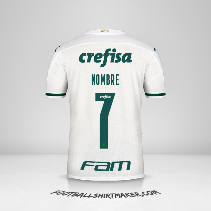 Jersey Palmeiras Libertadores 2020 Visita -  nombre - 7
