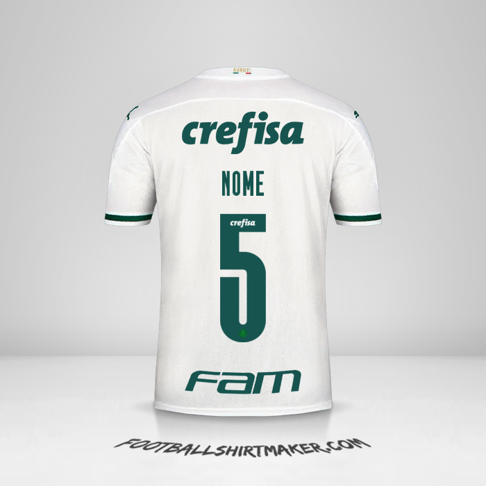 Camisola Palmeiras Libertadores 2020 Alternativa -  nome - 5