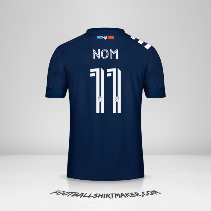 Maillot New York City FC 2020 Extérieur -  nom - 11