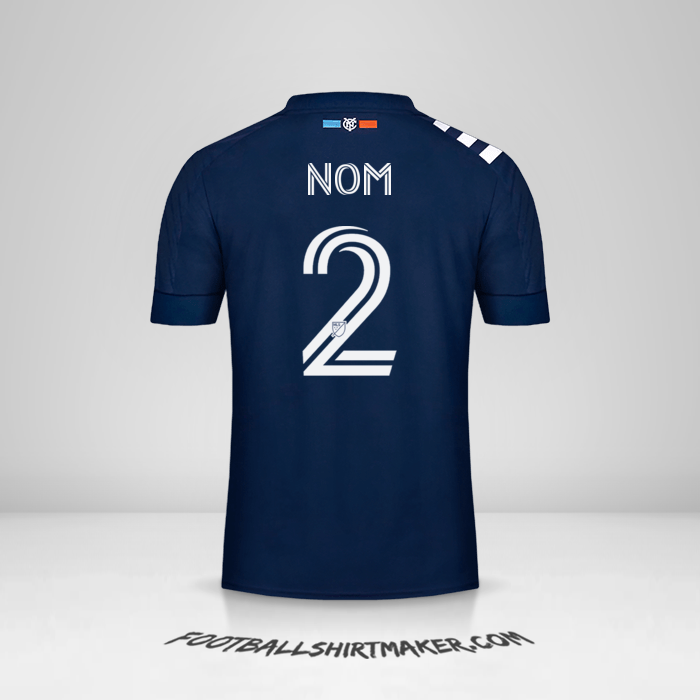 Maillot New York City FC 2020 Extérieur -  nom - 2