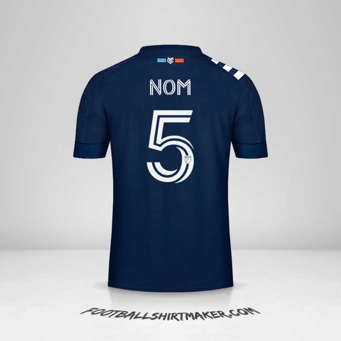 Maillot New York City FC 2020 Extérieur -  nom - 5
