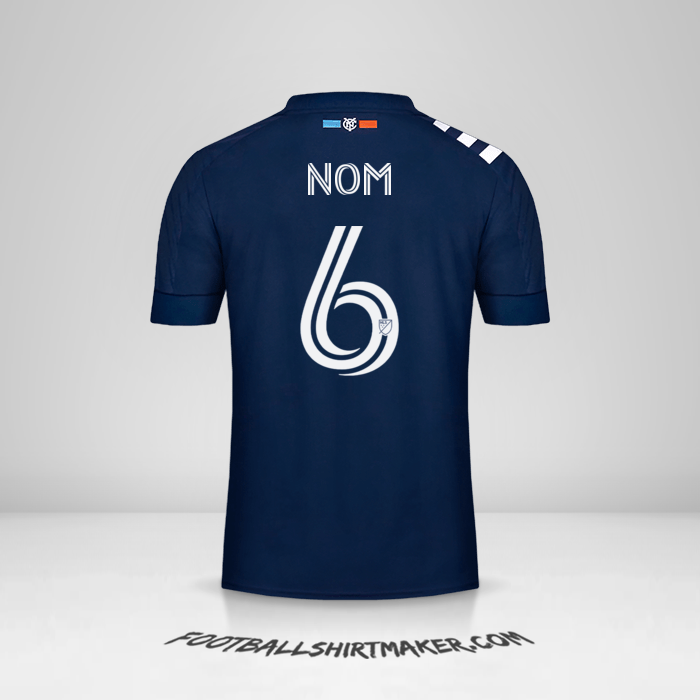 Maillot New York City FC 2020 Extérieur -  nom - 6