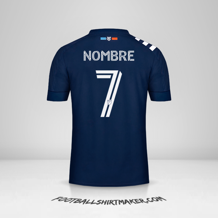 Camiseta New York City FC 2020 Visita -  nombre - 7