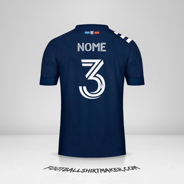 Maglia New York City FC 2020 Seconda -  nome - 3