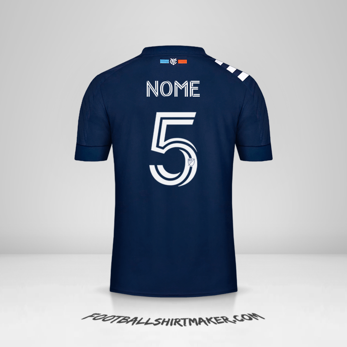 Maglia New York City FC 2020 Seconda -  nome - 5