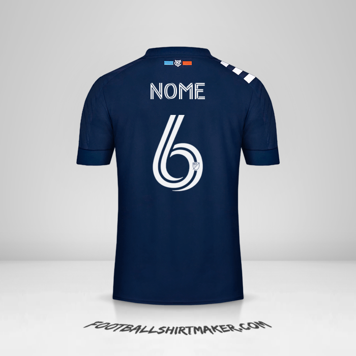 Maglia New York City FC 2020 Seconda -  nome - 6