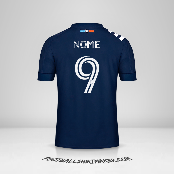 Camisa New York City FC 2020 Alternativa -  nome - 9