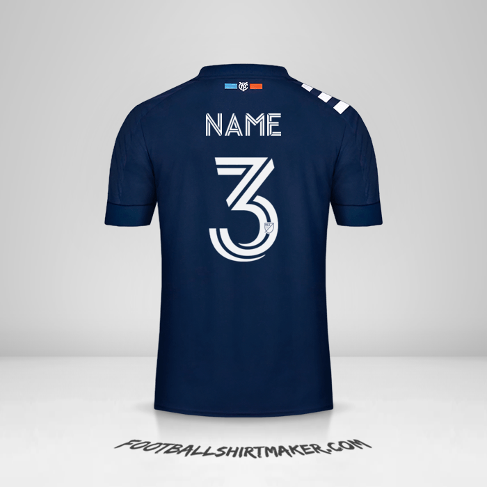 Jersey New York City FC 2020 Away -  name - 3