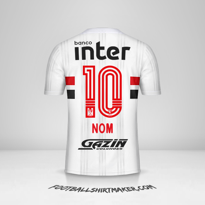 Maillot Sao Paulo FC 2020/21 -  nom - 10