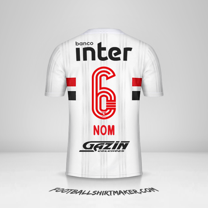 Maillot Sao Paulo FC 2020/21 -  nom - 6