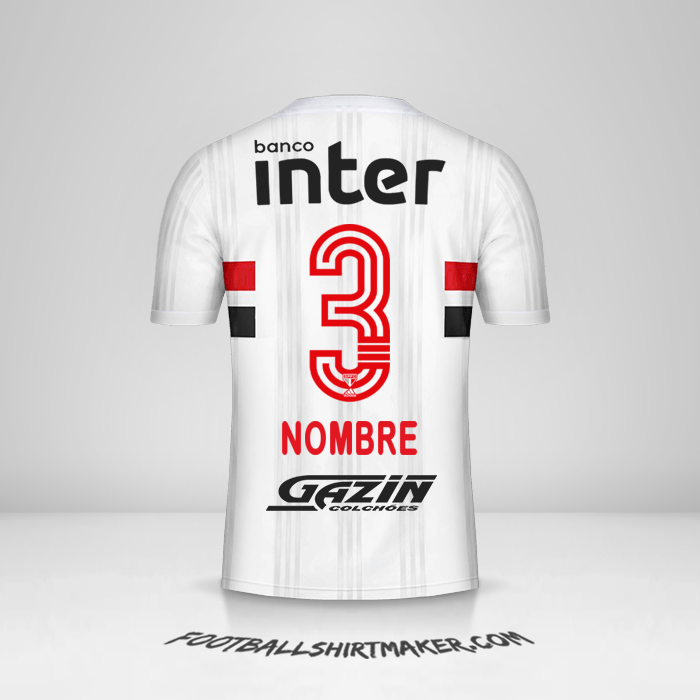Jersey Sao Paulo FC 2020/21 -  nombre - 3