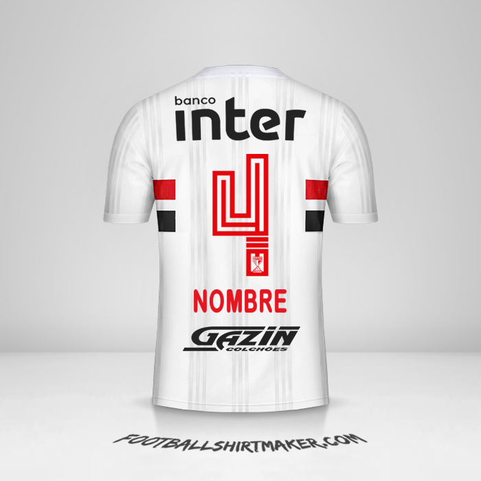 Jersey Sao Paulo FC 2020/21 -  nombre - 4