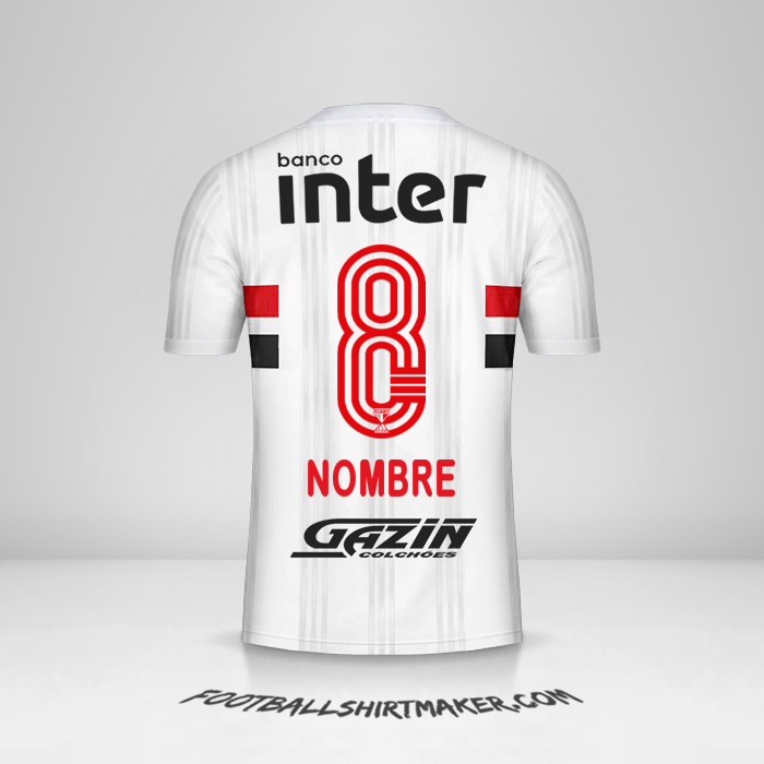 Jersey Sao Paulo FC 2020/21 -  nombre - 8