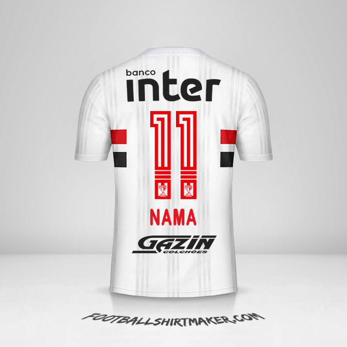 Jersey Sao Paulo FC 2020/21 -  nama - 11