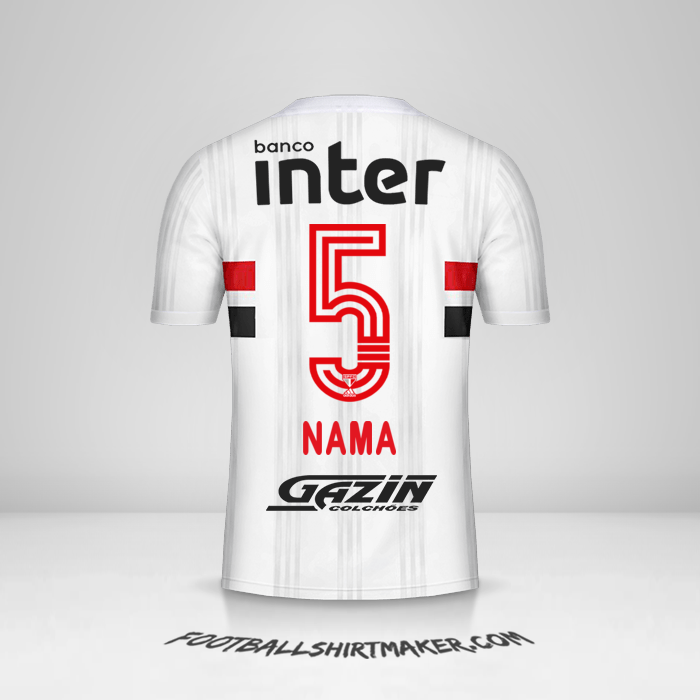 Jersey Sao Paulo FC 2020/21 -  nama - 5