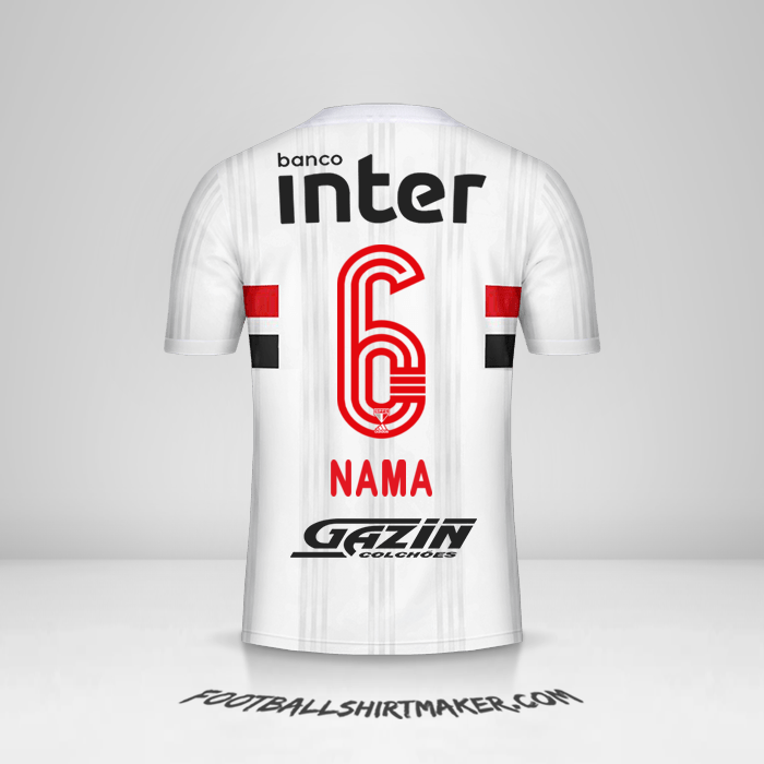 Jersey Sao Paulo FC 2020/21 -  nama - 6