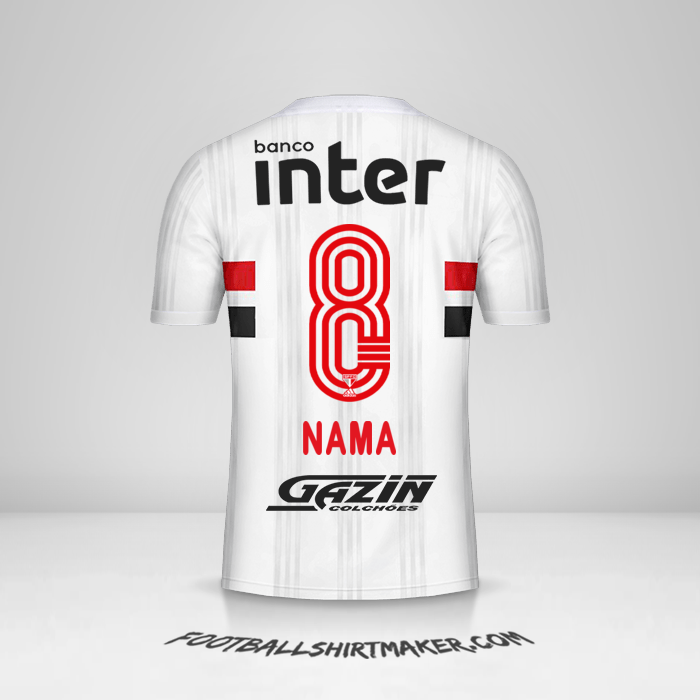 Jersey Sao Paulo FC 2020/21 -  nama - 8