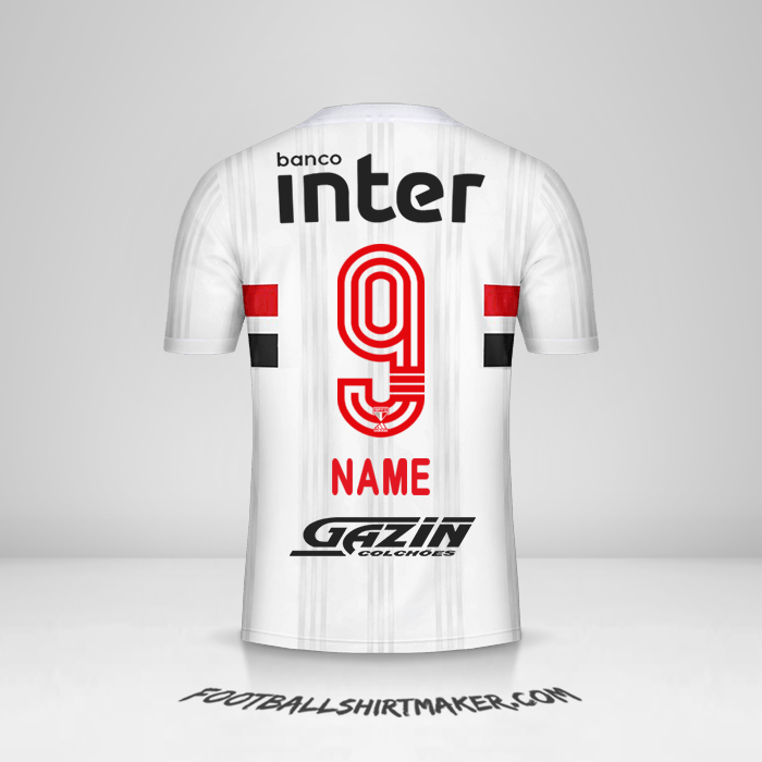 Jersey Sao Paulo FC 2020/21 -  name - 9